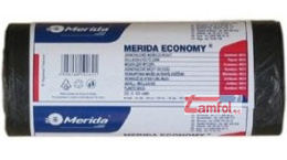 Worki na śmieci Economy HDPE poj 7L (50szt) czarne